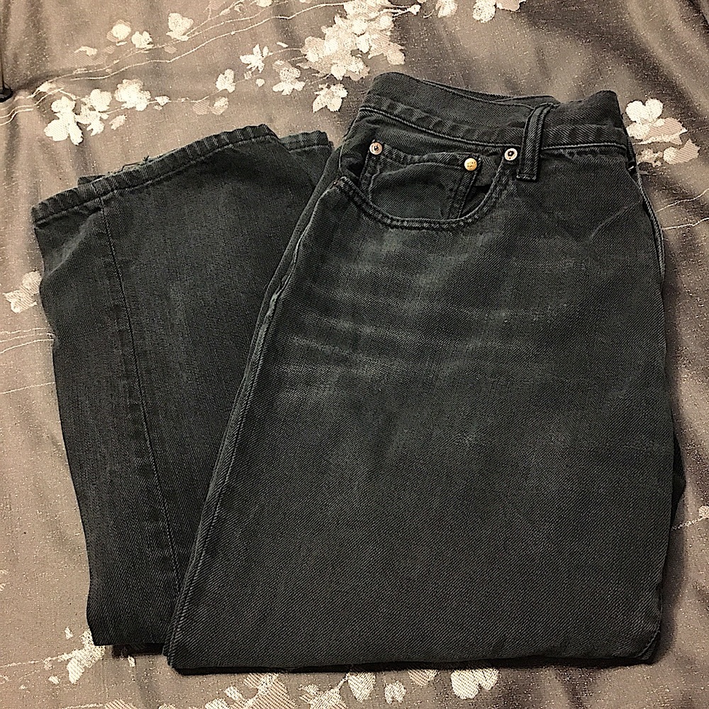 Lucky Brand Mens 34X34 Black 221 Straight Jeans